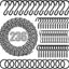 Cadena decorativa metal negro 236pulg para fotos y campanillas