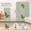 Toallas de cocina con pato mallard estampado floral, regalo para amantes de los patos, 16x24 pulgadas