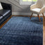 Alfombra área Jennifer 5x8ft rectangular azul marino