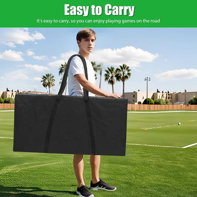 Set Cornhole madera 4x2ft con 8 bolsas frijoles