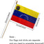Banderas Venezuela 5x8" pack 12