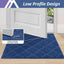 Tapete antiderrap puerta entrada 20x32" azul
