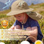 Sombrero sol niños UPF 50 solapa cuello playa safari