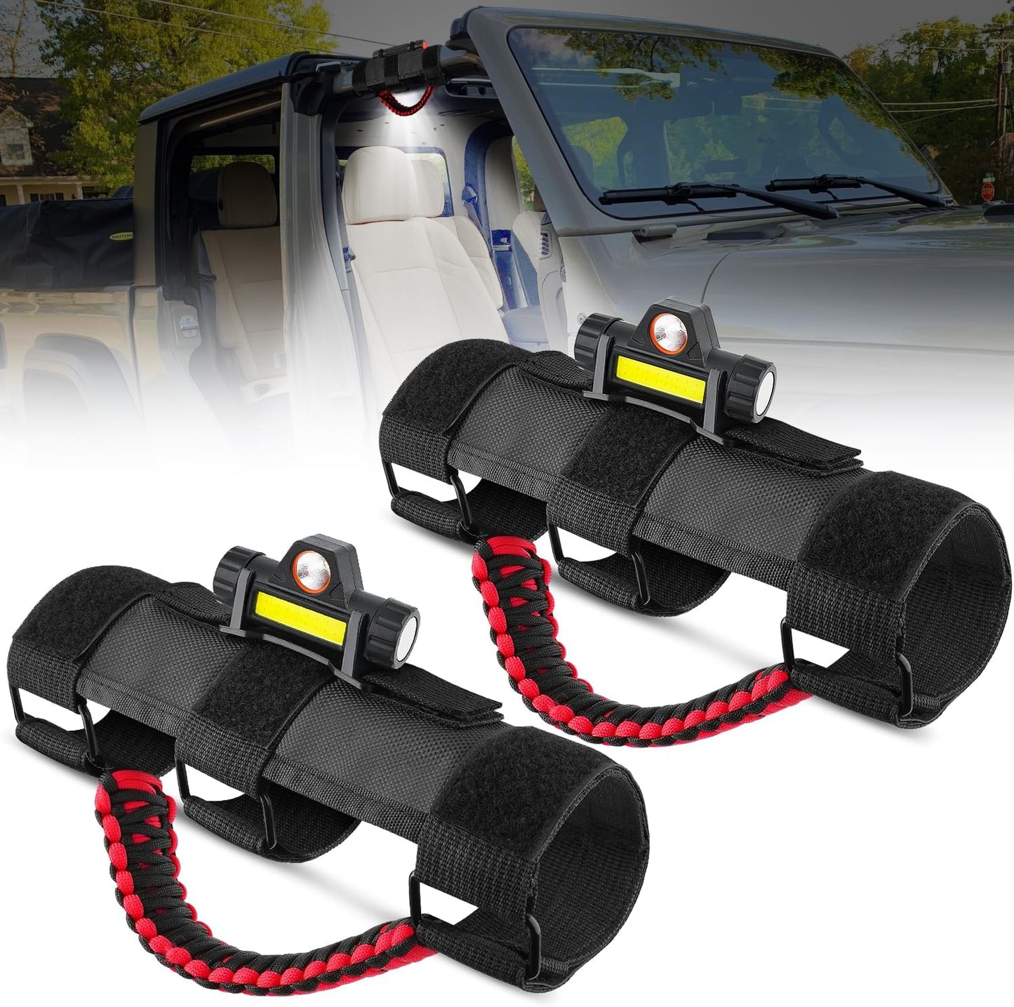 Luz cúpula asa universal 2-4" LED Wrangler
