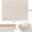 Alfombras 8x10 lavables estilo bohemio beige antiderrap