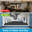 Tapete silicona impermeable cocina baño 37x22"