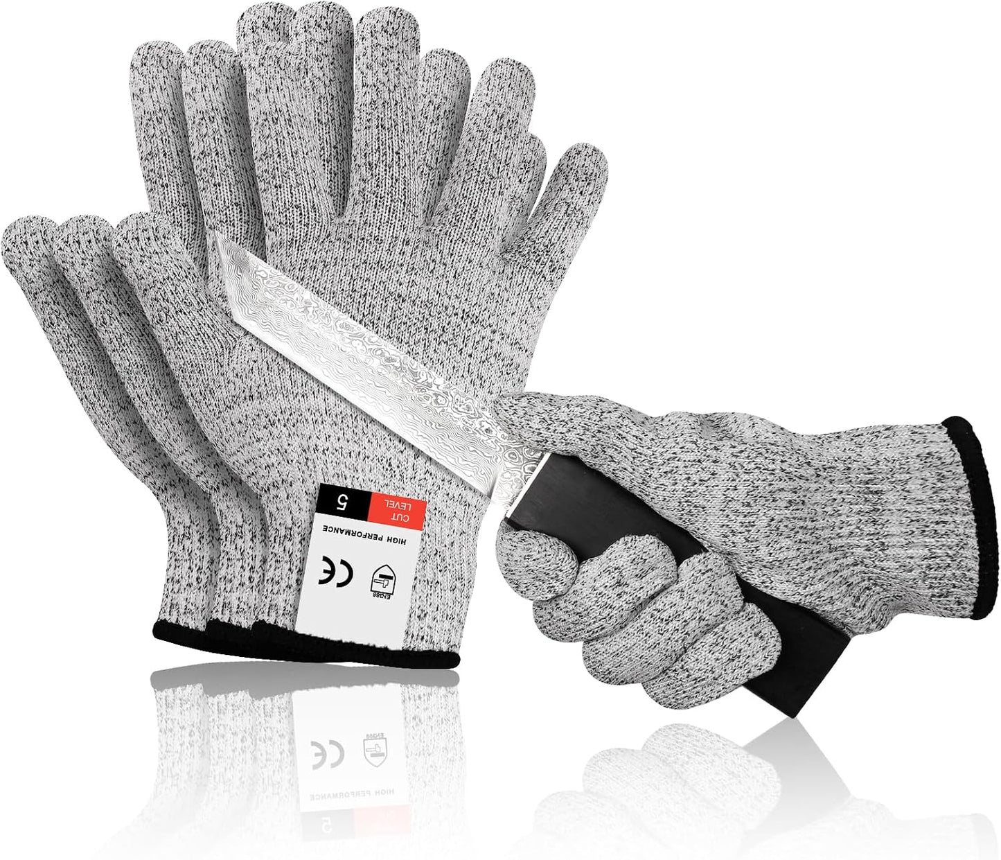 Guantes corto nivel 5 grado alimenticio varios tamaños