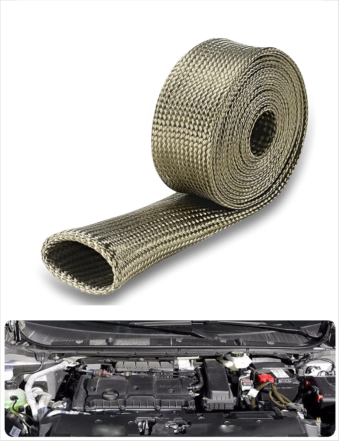 Funda calor manguera auto protección térmica 2500 grados