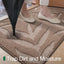Felpudo puerta 32x48" perfil bajo absorbente beige