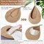 Canastas colgantes boho cocina set 3 con ganchos