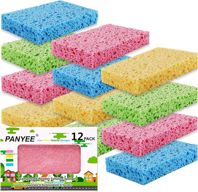 Esponjas cocina celulosa 12pzas biodegradables niños