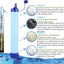 Filtro agua portátil 10000gal 0.01micrones 4etapas para viajes