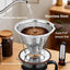Gotero café malla 800 acero inox estilo prensa francesa