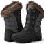 Botas nieve mujer impermeables forro polar antiderrap