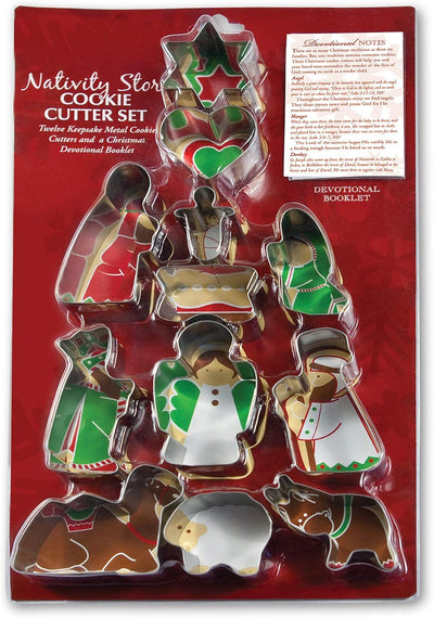 Set 12 Cortadores Galletas Acero Inox