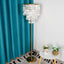 Lámpara pie concha 3 luces acabado dorado sala dormitorio