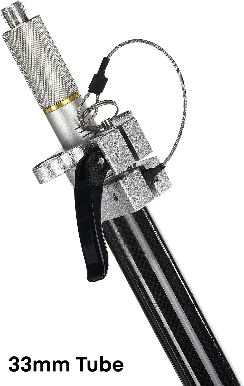Poste fibra carbono 8.5ft adaptador GPS para prismas