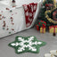 Alfombra baño copos nieve navideña sala dormitorio