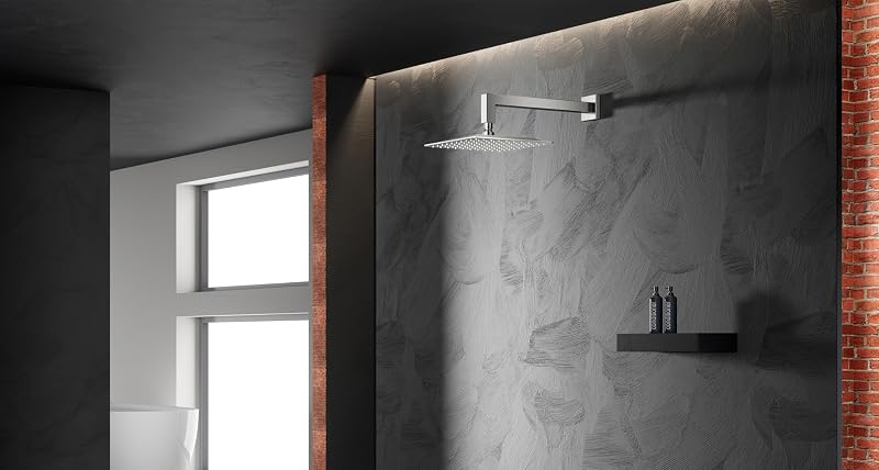 Cabezal ducha acero inox 304 diseño ultrafino níquel