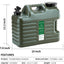 Jarra agua 5gal sin BPA con grifo portátil verde