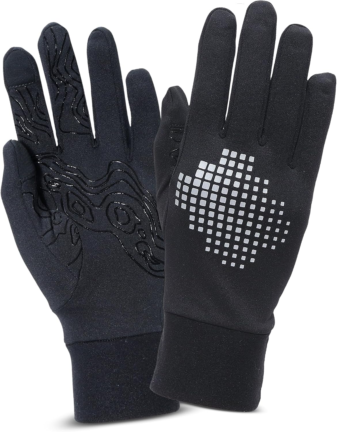 Guantes correr hombre antiderrap tactil para clima fresco