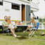 Mesa plegable redonda 32" plástico para picnic fiesta