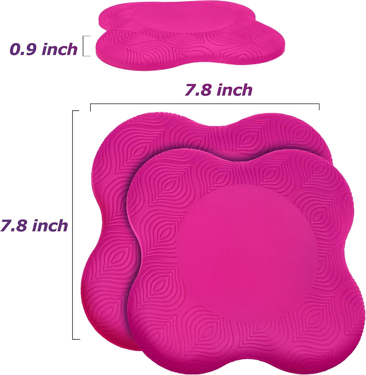 Rodillera yoga espuma gruesa antiderrap pack 2