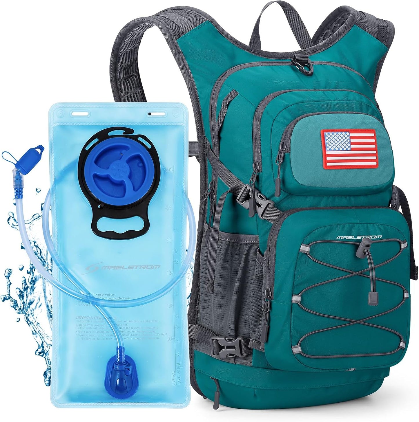 Mochila Hidratación 2L/3L BPA-free con Bolsa Agua