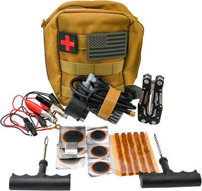 Kit reparación pinchazos motocicleta ATV UTV tubeless