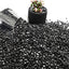Piedras negras 1/5" decorativas para acuarios y jarrones