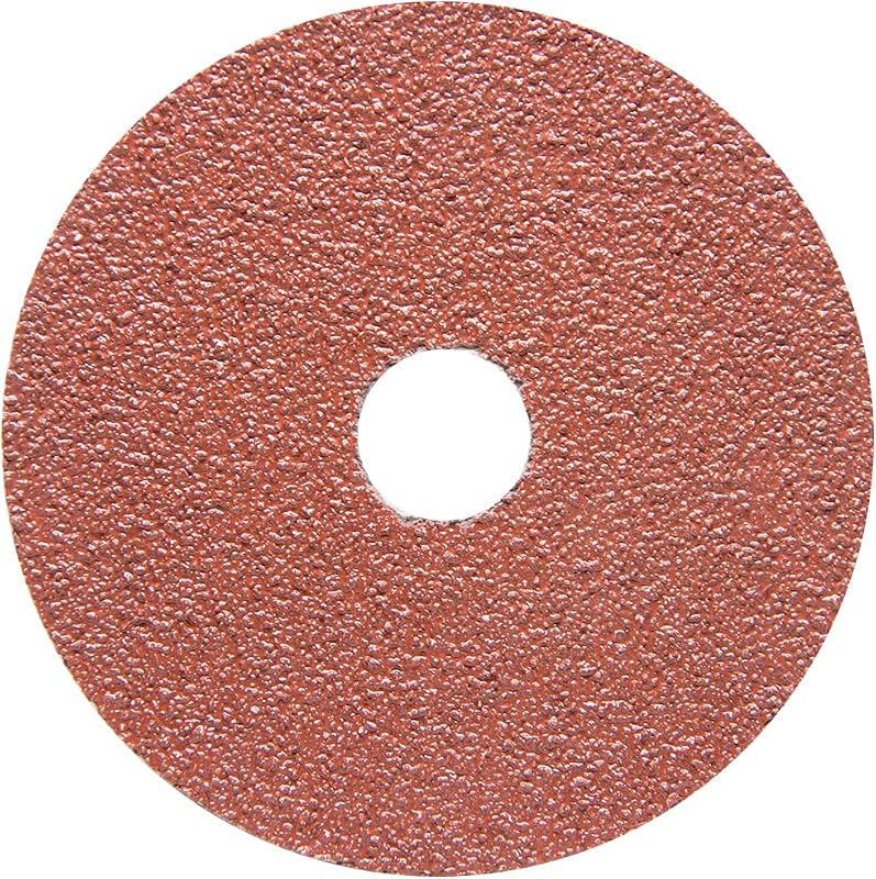 Discos lijado fibra resina alúmina 4-1/2pulg 7/8pulg 25 pzas grano 60