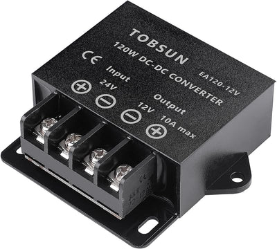 Convertidor CC 24V a 12V 10A 120W para proyectos automotrices