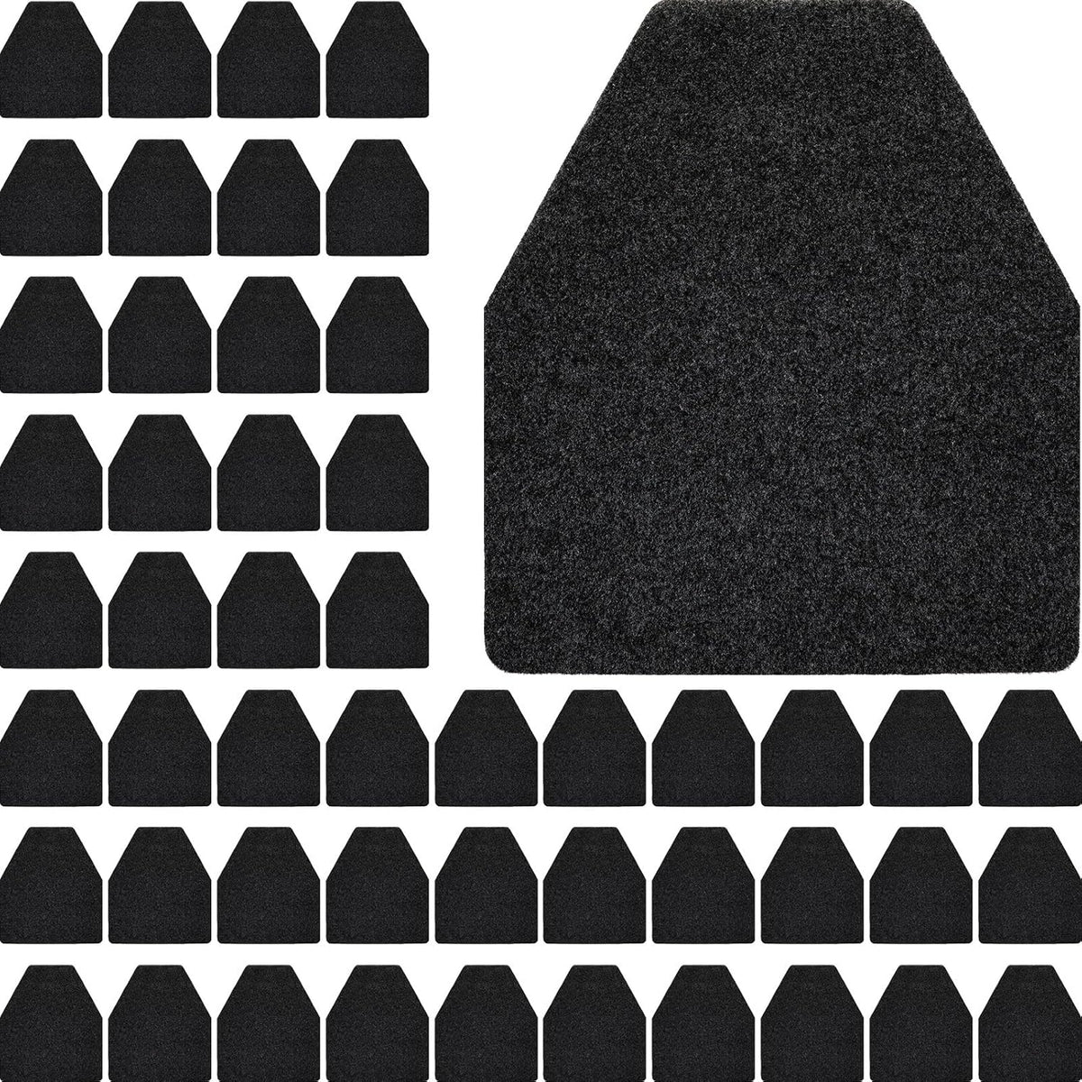 50 Tapetes Antiderrap para Hombres Absorbe Agua Baño Negro