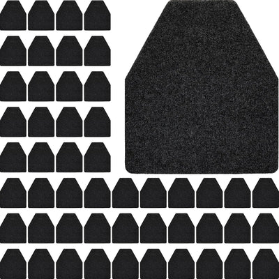 50 Tapetes Antiderrap para Hombres Absorbe Agua Baño Negro