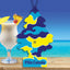 Ambientador coche árbol colgante aroma piña colada 24 ud