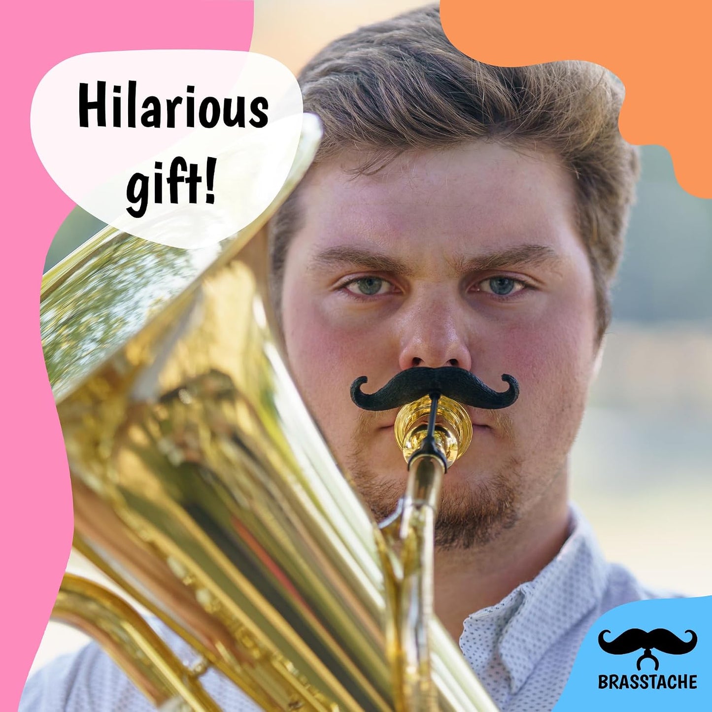 2 Unids El Bigote Original con Clip Tubo XL