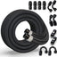 Kit manguera combustible 8AN trenzada CPE 10" negro