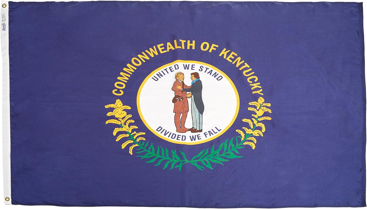 Bandera Kentucky 4x6ft fabricada EE.UU.