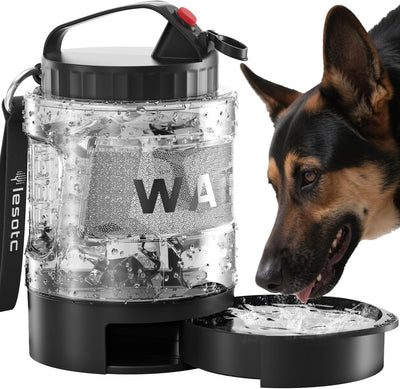 Botella agua perro portátil 77oz cuenco extraíble