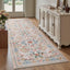 Alfombra vintage pasillo cocina antiderrap 2'6x8'