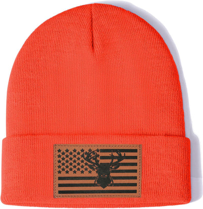 Gorro lana bandera americana regalo caza pesca hombres