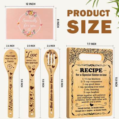 Set tablas cortar regalo para cuñada