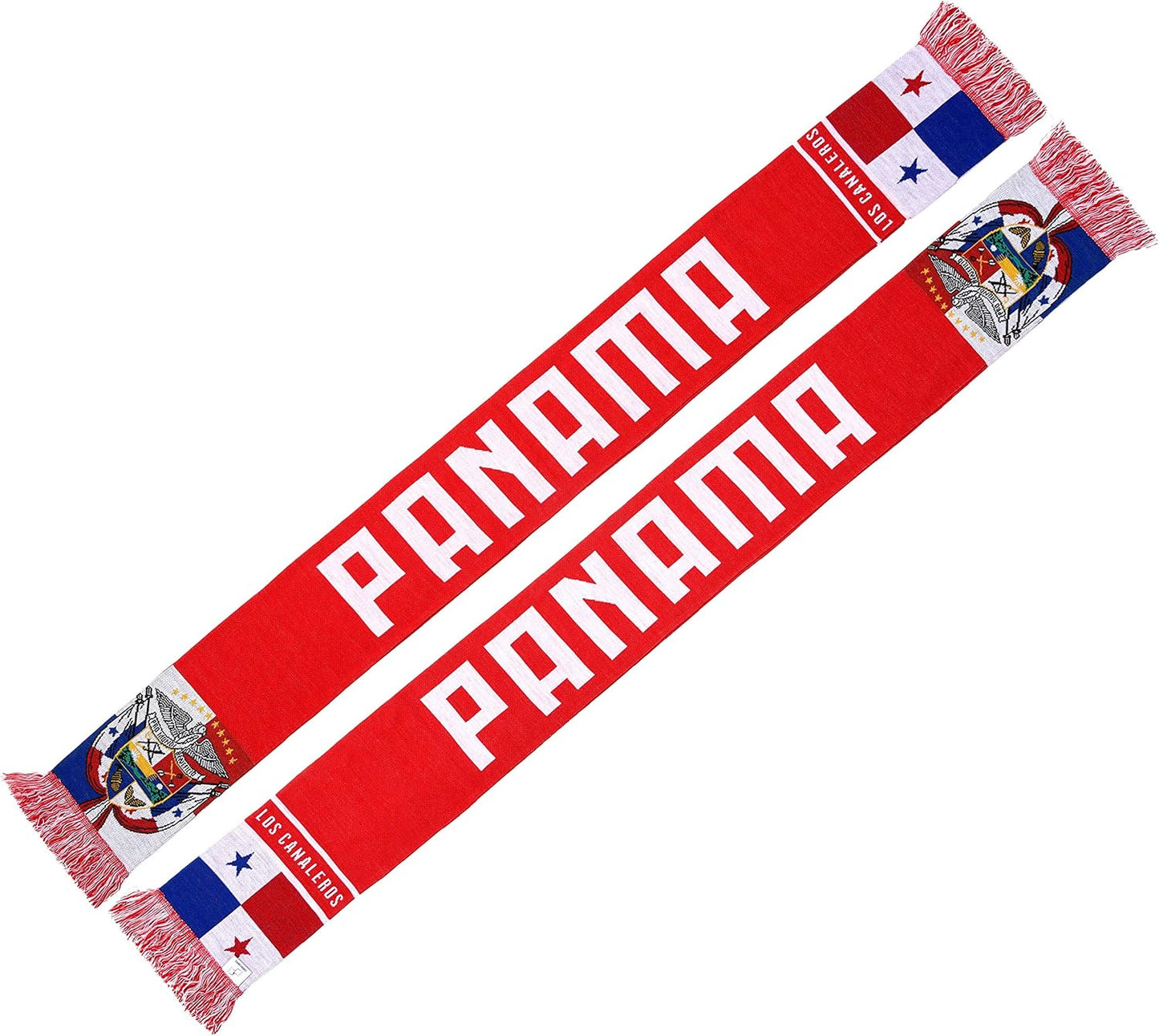 Bufanda punto HD fútbol rojo blanco amarillo azul