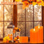3 Velas Parpadeantes Sin Llama Control Remoto Otoño Halloween
