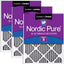 Filtros aire horno MERV 8 plisados carbono 3 pzas 17x24"