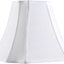 2 Pzas pantalla octagonal blanca hueso para lámpara mesa