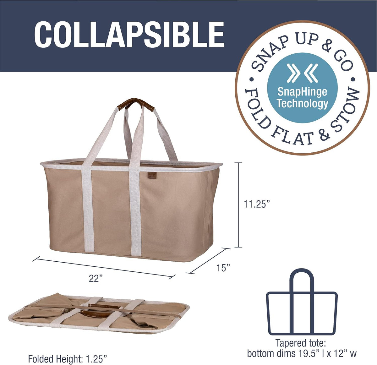 2 Pzas Bolsas Lavandería 50L Plegables