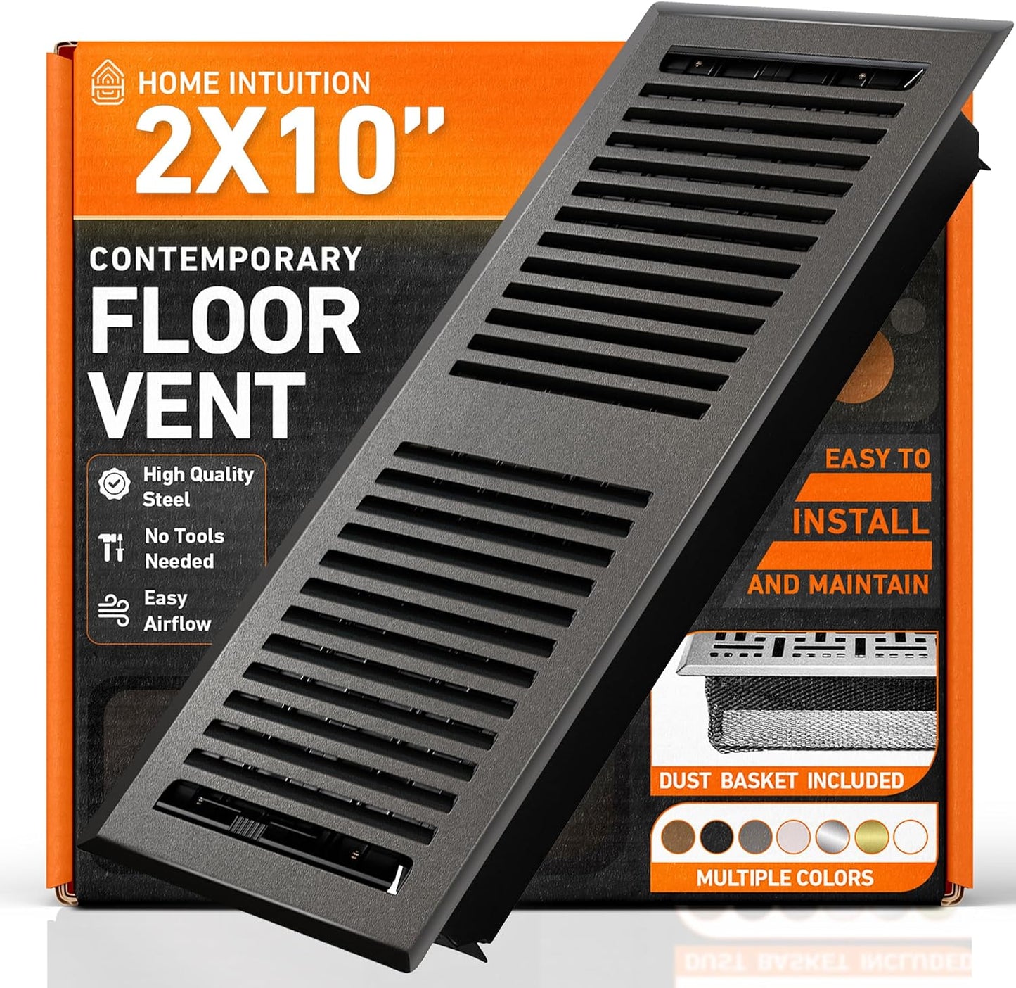 Cubiertas ventilación piso 2x10 metálico transitable gris