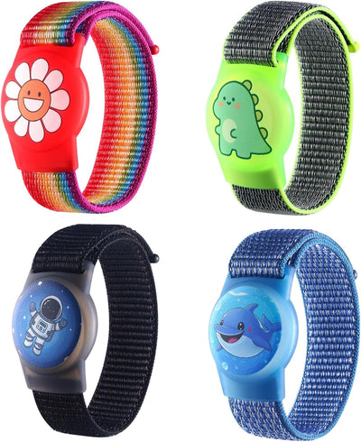 Pulsera AirTag para niños funda nailon ajustable