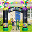 Máscara bufón Halloween 10ft con arco LED morado